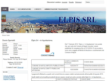 Tablet Screenshot of elpisnapoli.it